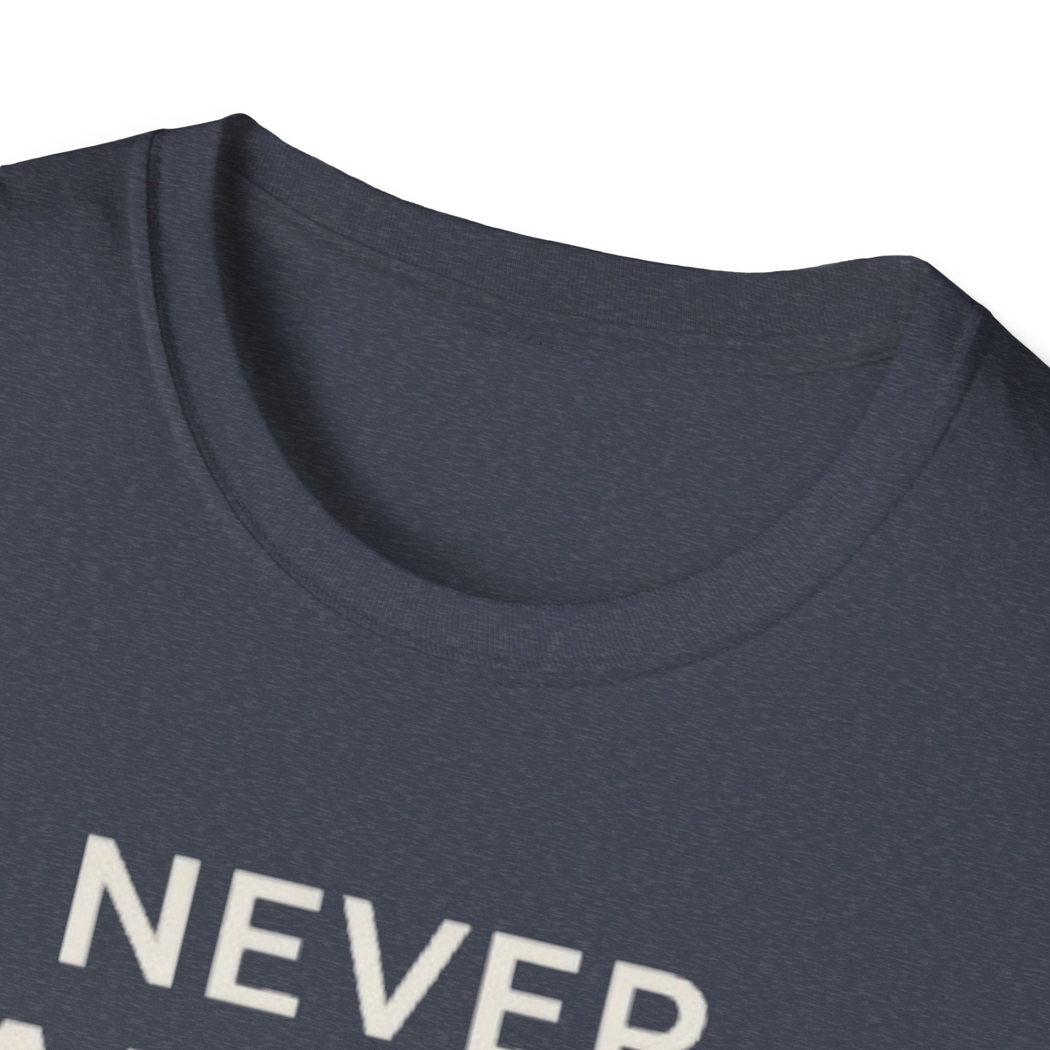Never Alone Cat T-Shirt — "Never Alone. that's what cats are for."