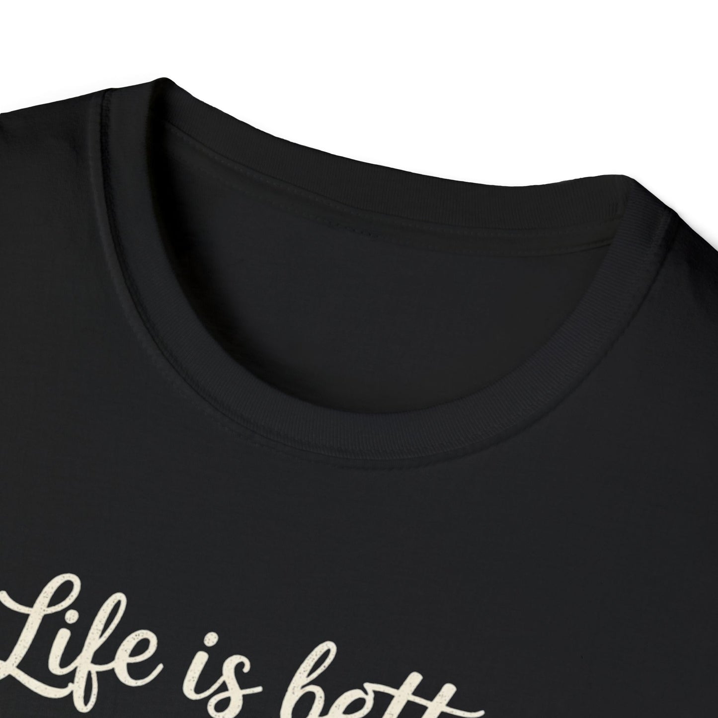 Camiseta "La vida es mejor con gatos" — Camiseta linda para amantes de los gatos