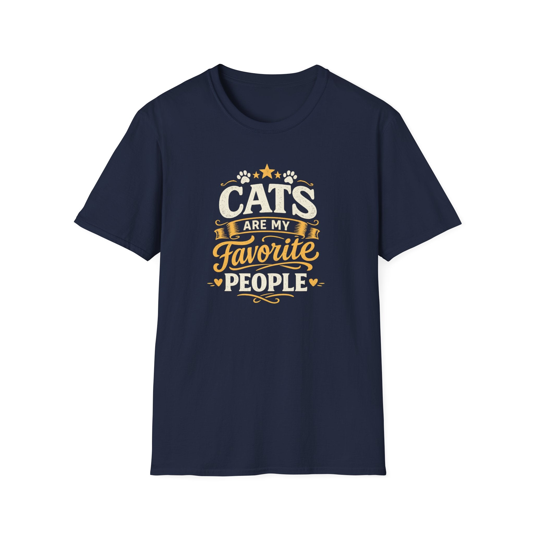 Cats Favorite People T-Shirt — Cute Cat Lover Graphic Tee