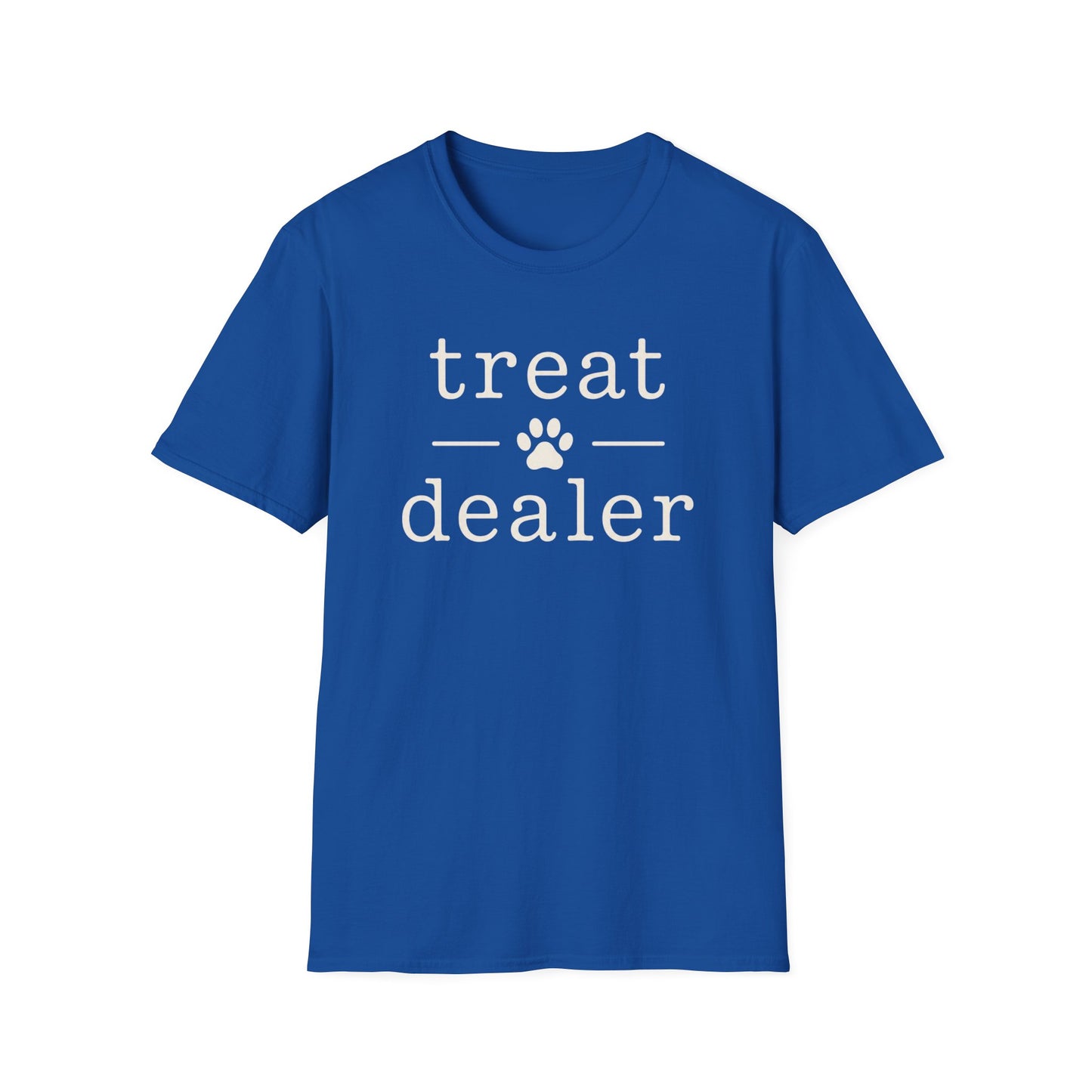 Treat Dealer T-Shirt — Funny Paw Print Shirt for Dog Lovers