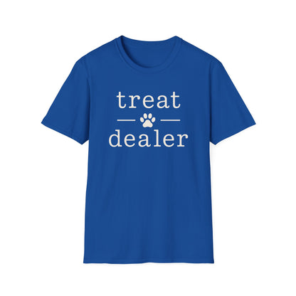 Treat Dealer T-Shirt — Funny Paw Print Shirt for Dog Lovers