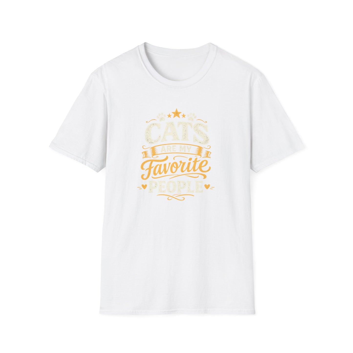 Cats Favorite People T-Shirt — Cute Cat Lover Graphic Tee