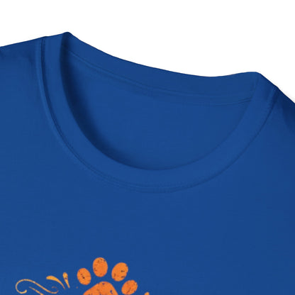 Live Love Bark T-Shirt — Funny Dog Lover Tee with Paw Prints