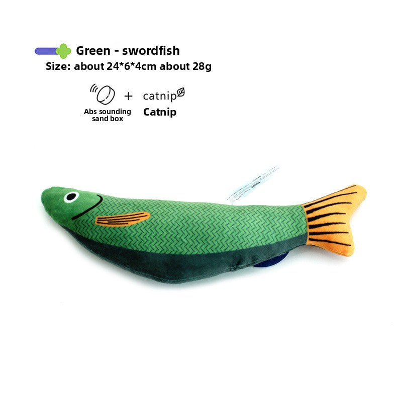 Juguete para gatos con forma de pez 