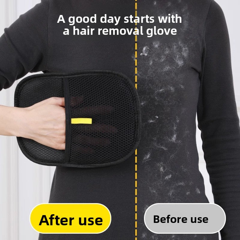 Cat hair removal gloves