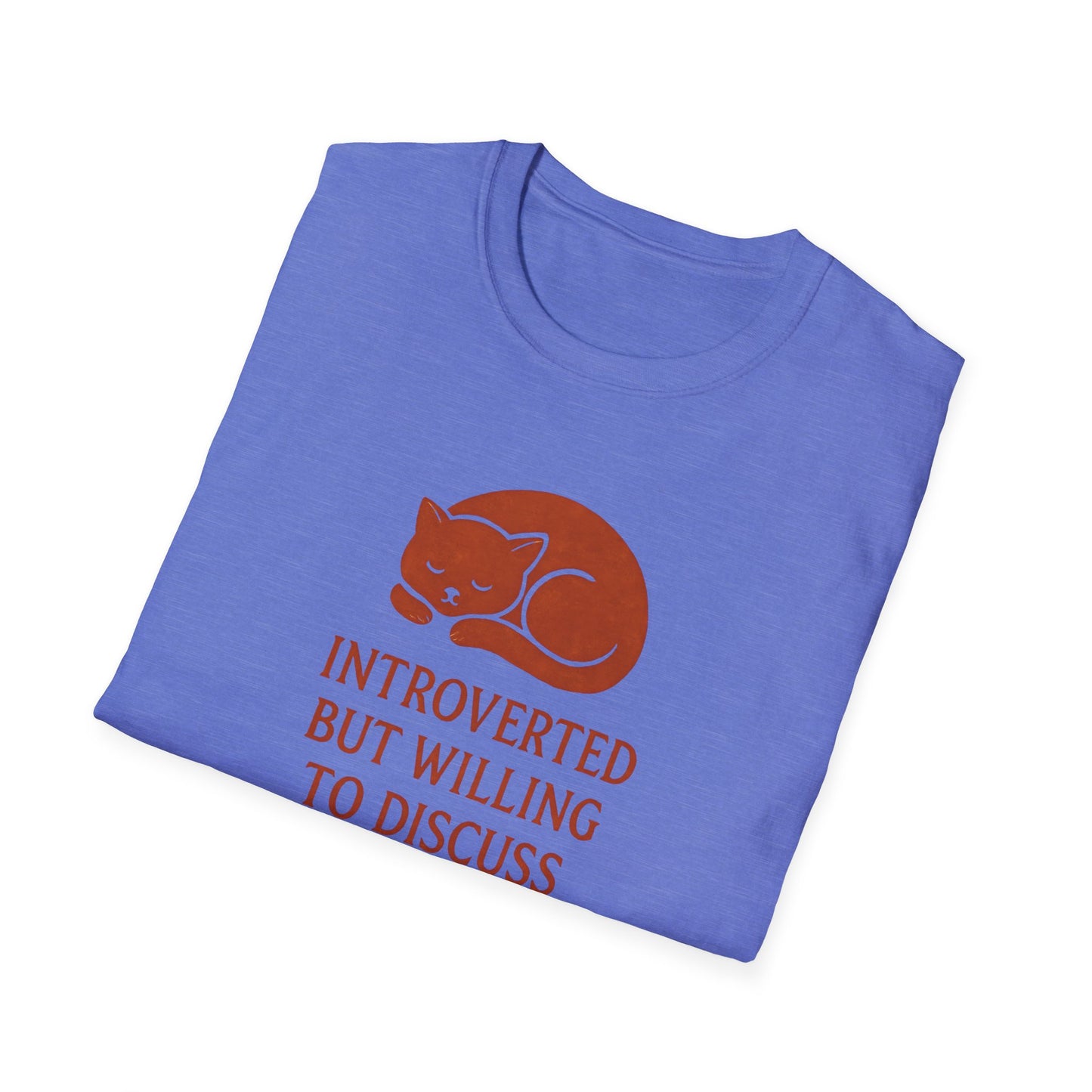 Camiseta de conversación de mascotas introvertidas