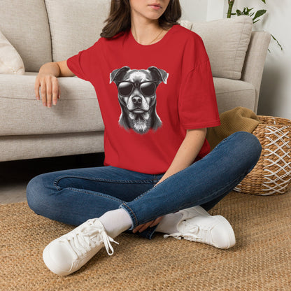 Retro Dog Sunglasses T-Shirt — Vintage Cool Puppy Graphic Tee