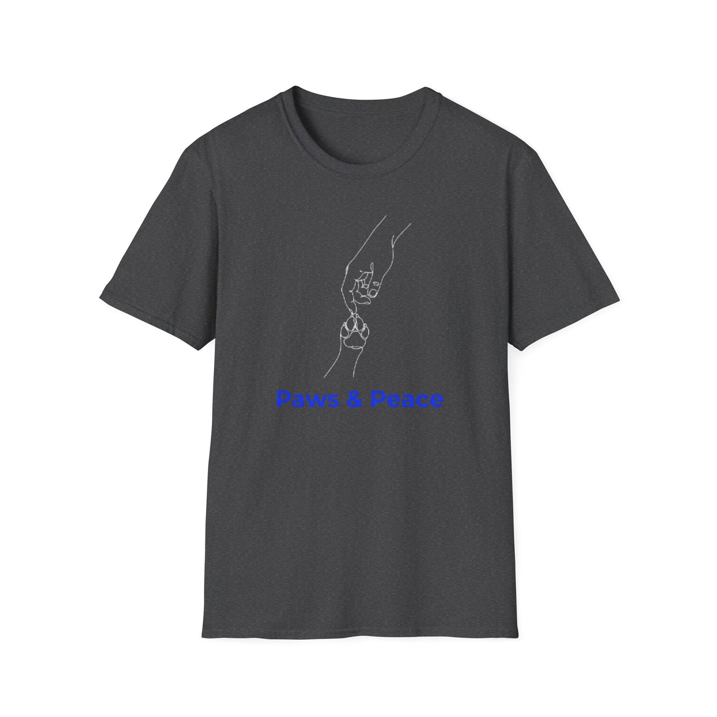 Paws & Peace Cat Paw Print T-Shirt