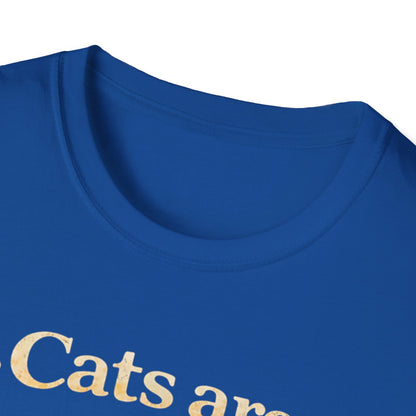 Cats Are Miracles On Legs T-Shirt — Funny Cat Lover Tee