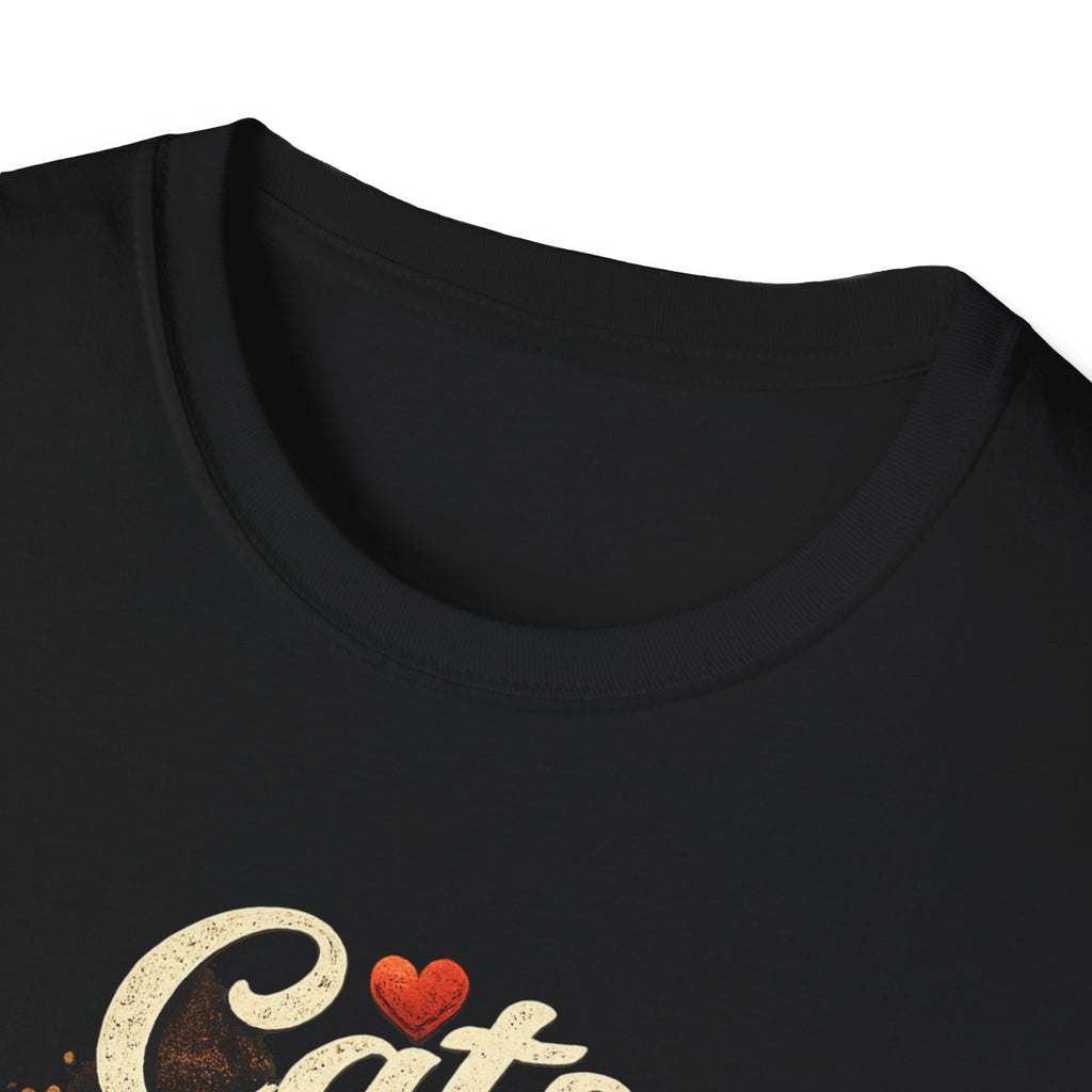 Cats Are My Therapy T-Shirt — Vintage Cozy Cat Lover Tee