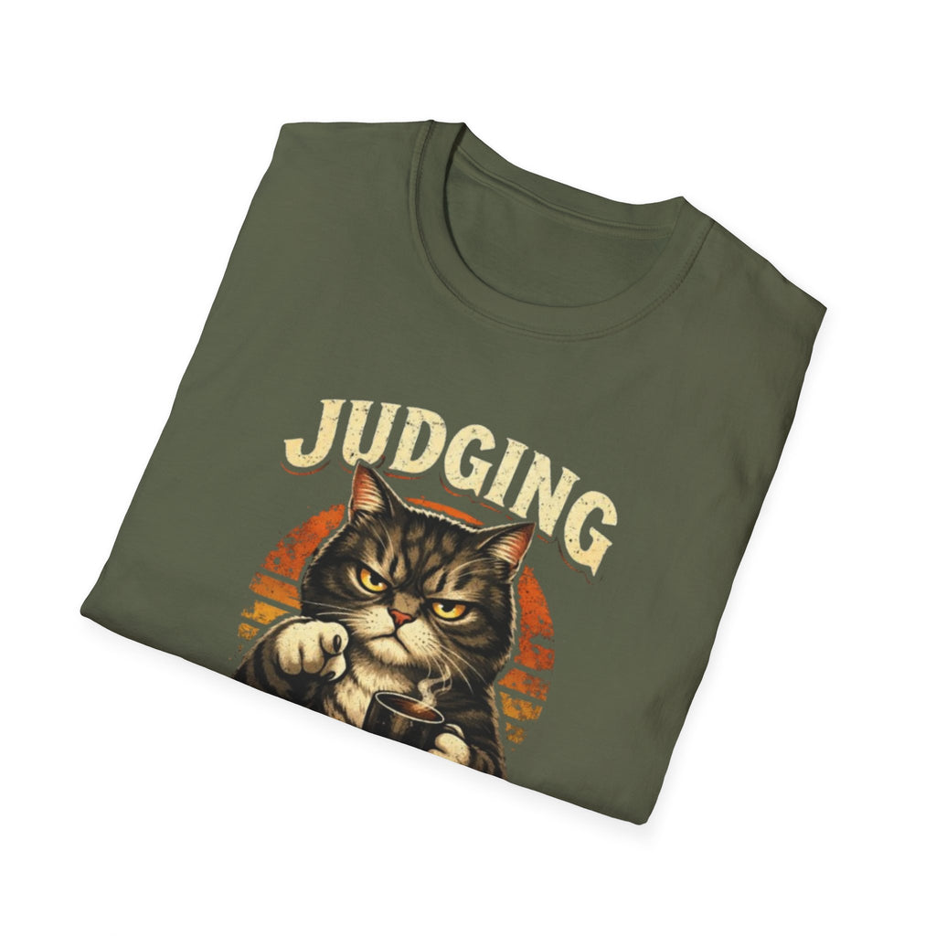Camiseta "Juzgándote, gato"