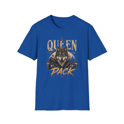 Queen of the Pack Wolf T-Shirt — Women’s Regal Wolf Graphic Tee