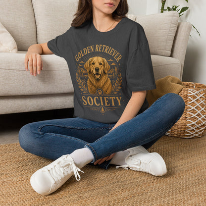 Golden Retriever Society T-Shirt — Vintage Dog Lover Tee
