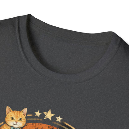 Camiseta "Papá Gato": Camiseta vintage para amantes de las mascotas con gatos y gráfico de "Papá Gato"