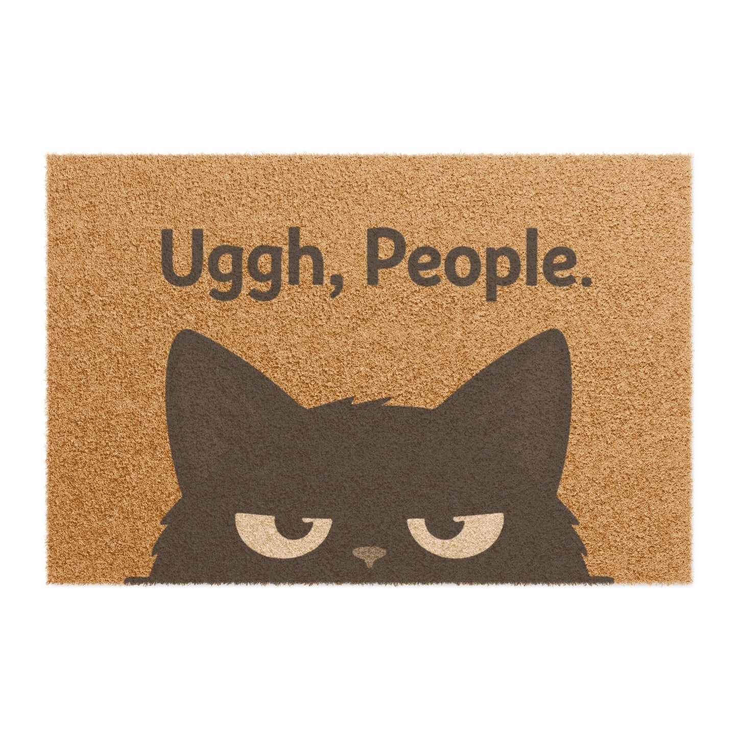 Felpudo — "¡Uggh, gente!" Felpudo de bienvenida de Grumpy Cat