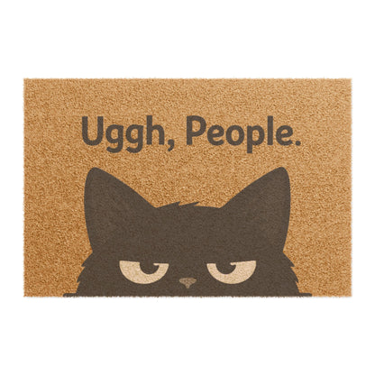 Felpudo — "¡Uggh, gente!" Felpudo de bienvenida de Grumpy Cat