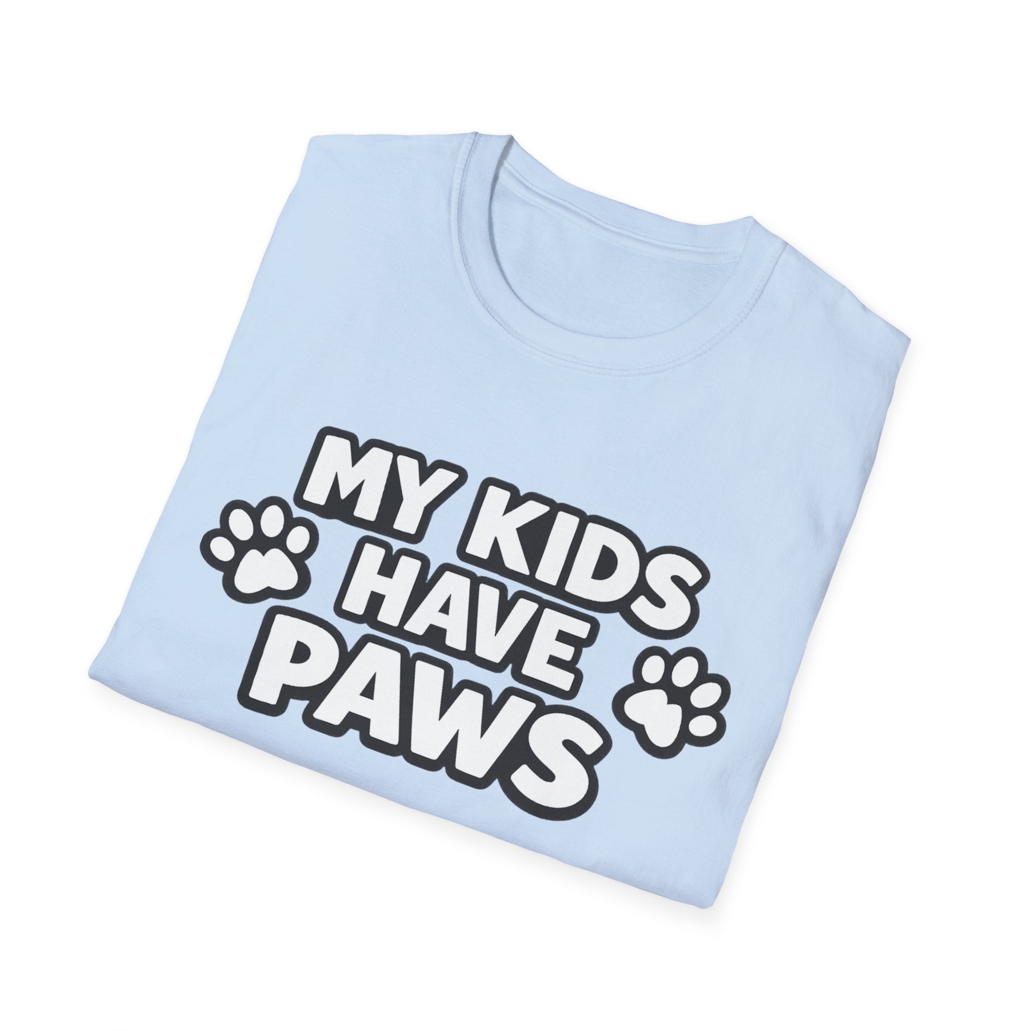 Camiseta — "Mis hijos tienen patas" | Camiseta divertida para dueños de mascotas