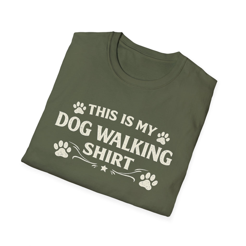 This Is My Dog Walking Shirt Paw Print Tee — Dog Walking T-Shirt