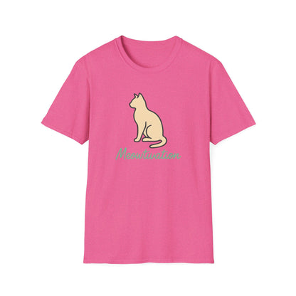 Camiseta con ilustración de gato Meowtivation