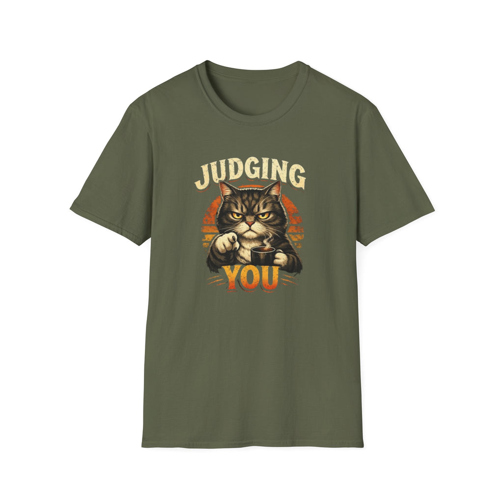 Camiseta "Juzgándote, gato"