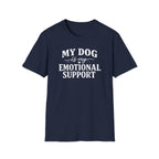 Dog Lover T-Shirt — "My Dog Is My Emotional Support" Graphic Tee