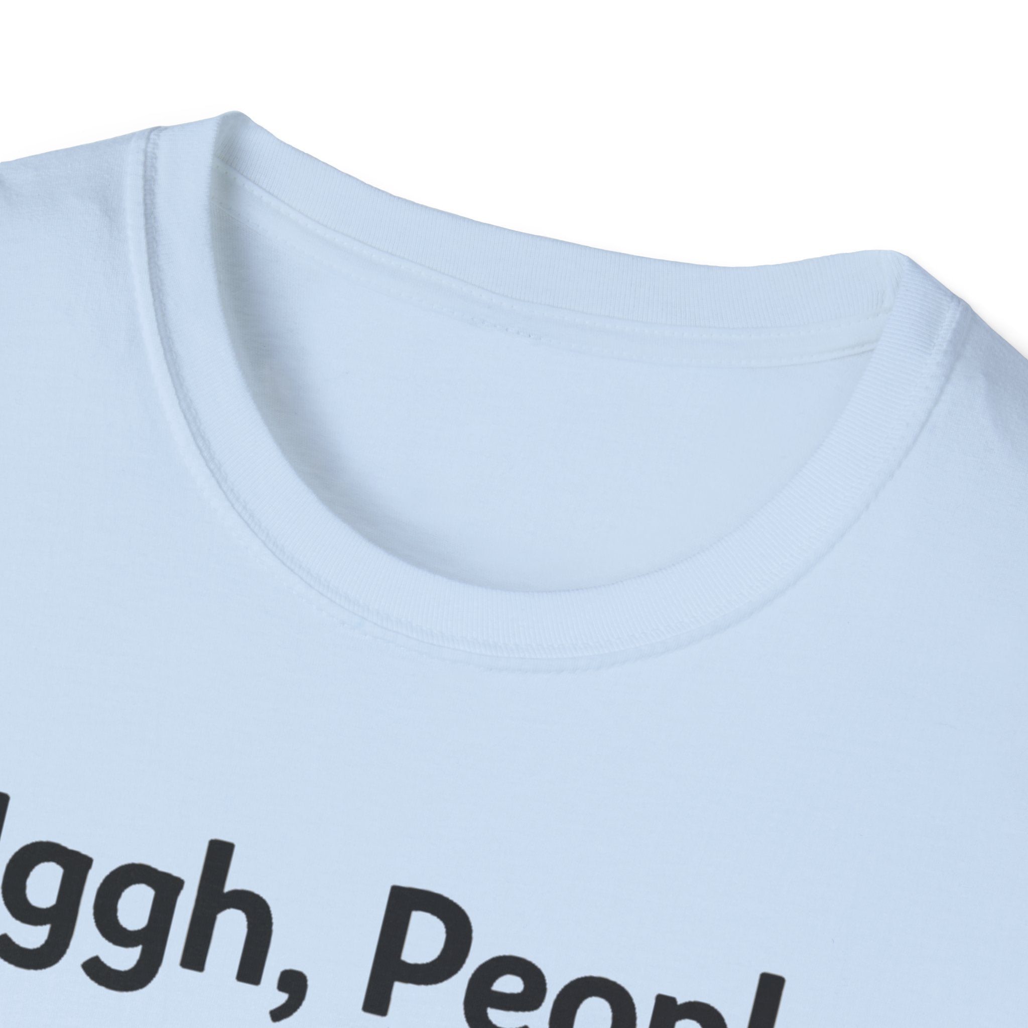 ¡Uf, gente! Camiseta de gato: divertida camiseta con un gato gruñón para amantes de los gatos.