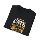 Cats Favorite People T-Shirt — Cute Cat Lover Graphic Tee