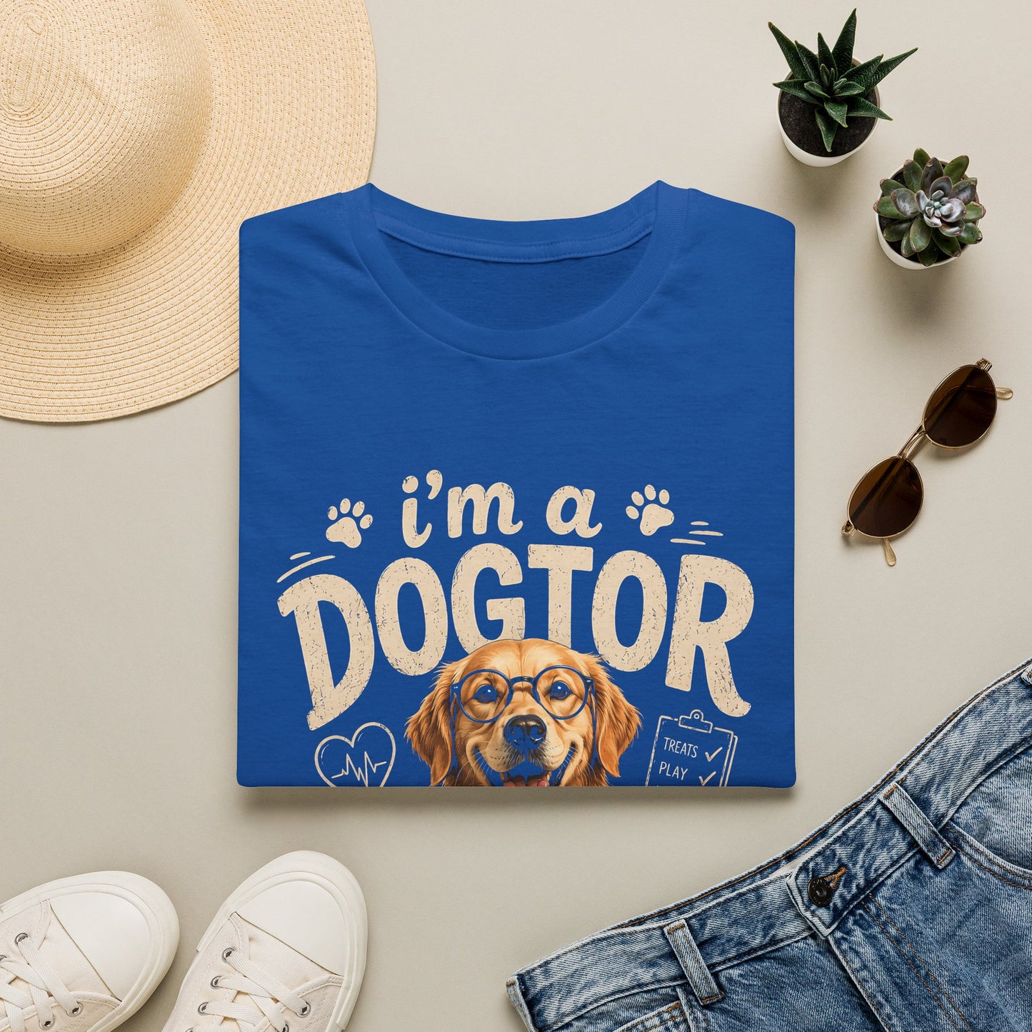 I’m a Dogtor T‑Shirt — Cute Veterinarian Dog Graphic Tee for Dog Lovers