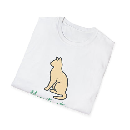 Camiseta con ilustración de gato Meowtivation