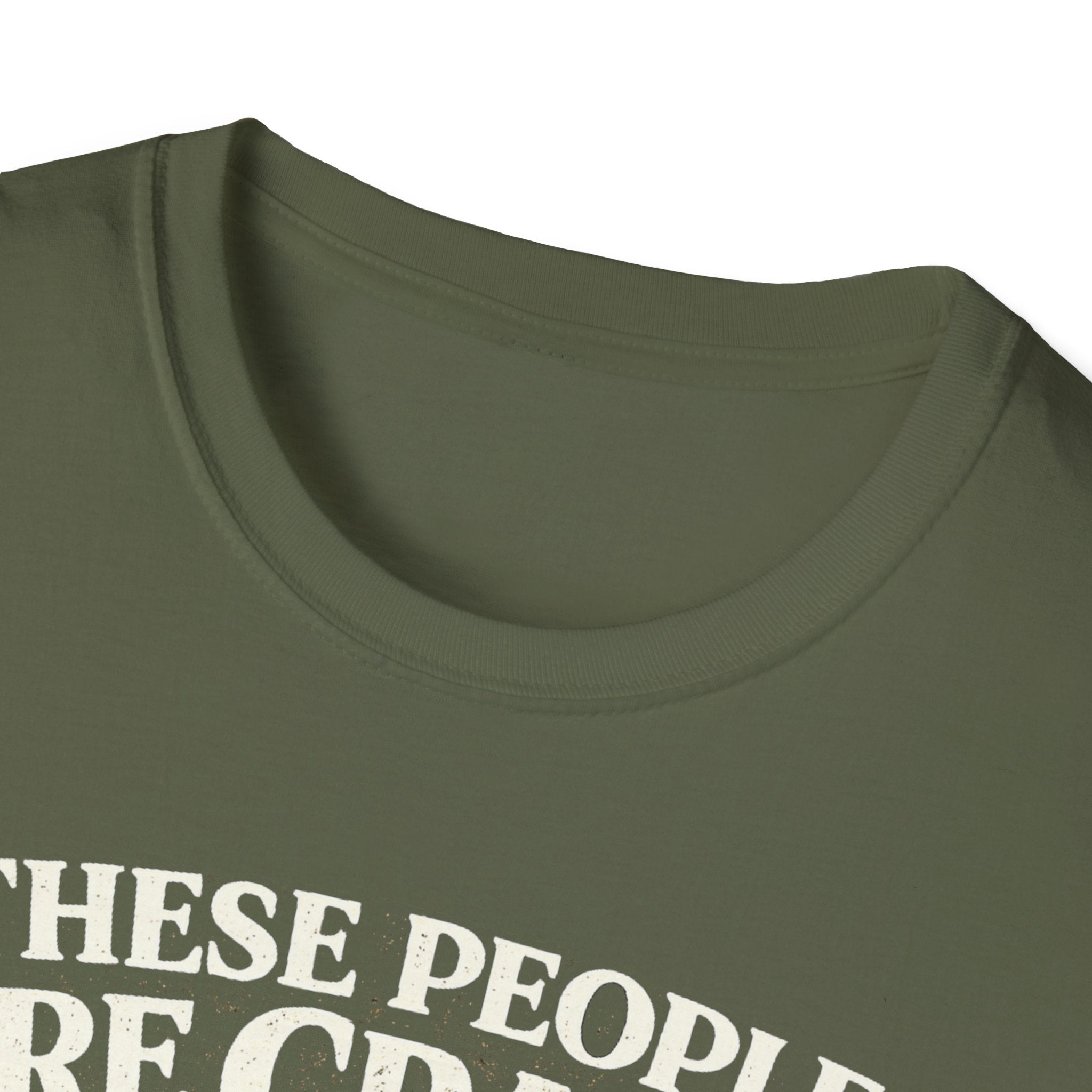 T-Shirt — "These People Are Crazy (But They’re My Whole World)" Golden Retriever Dog Lover Tee