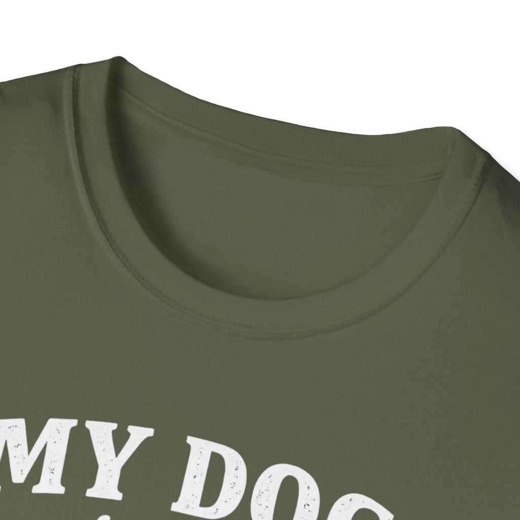 Dog Lover T-Shirt — "My Dog Is My Emotional Support" Graphic Tee