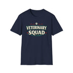 Veterinary Squad T-Shirt — Cute Paw Print Vet Team Tee
