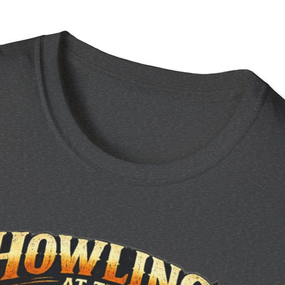 Howling at the Moon T-Shirt — Vintage Wolf Graphic (“Where Dogs Become Wolves”)