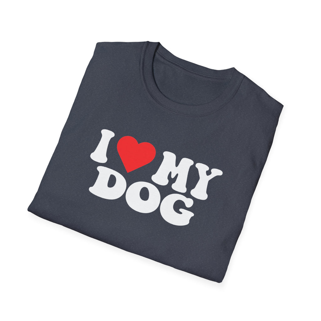 I  My Dog T-Shirt — Cute Retro Love Dog Tee for Pet Owners