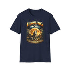 Howling at the Moon T-Shirt — Vintage Wolf Graphic (“Where Dogs Become Wolves”)