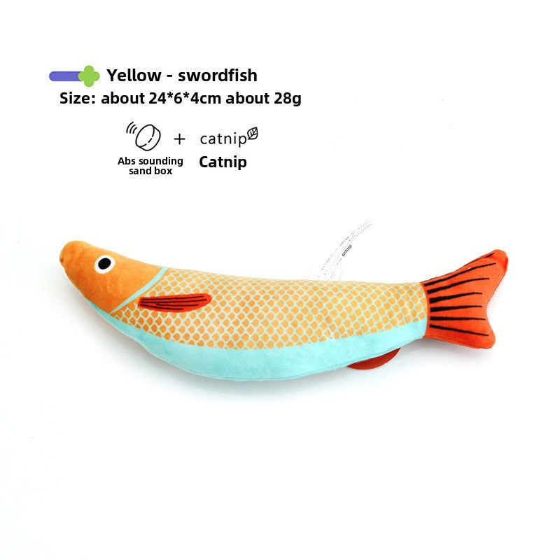 Juguete para gatos con forma de pez 