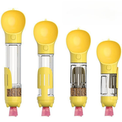 4 in 1 pet water bottle