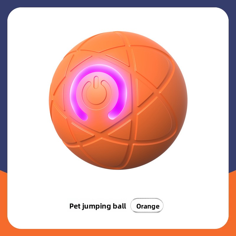Pet electric gravity jumping ball